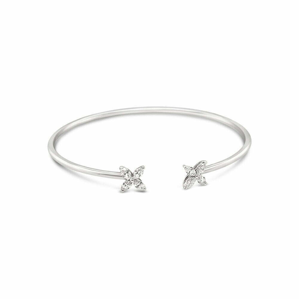 18k witgouden armband 0.57 ct. diamanten